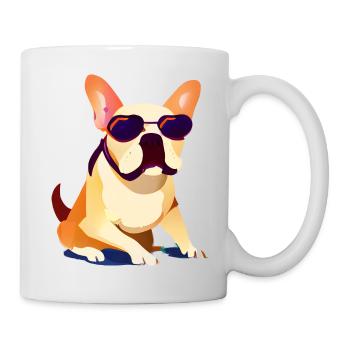 Chiens Dog Propriétaire Dog Bulldog Dog Owner - Mug blanc - blanc - Droite