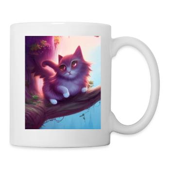 Most likely to take a nap - Valentine Cat - Mug - white - Right