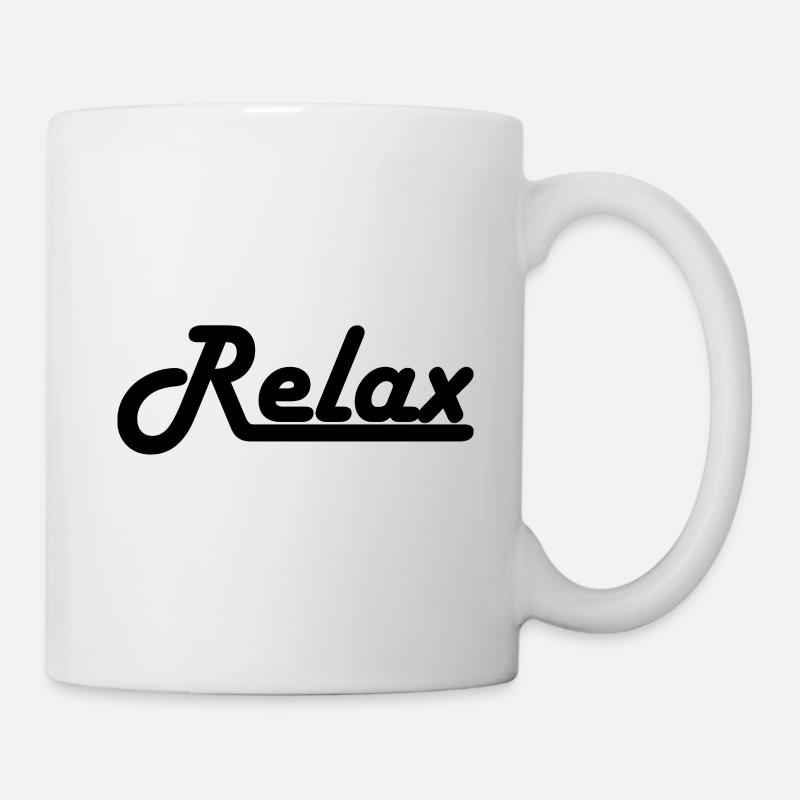 Entspannen - Tasse - Weiß