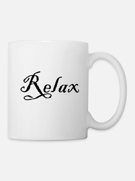 Relax - Mug blanc - blanc