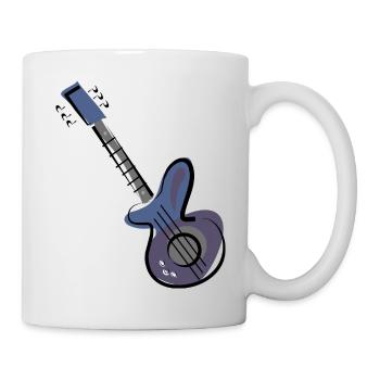 Gitarre - Tasse - Weiß - Rechts