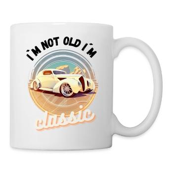 classic not old - Mug - white - Right