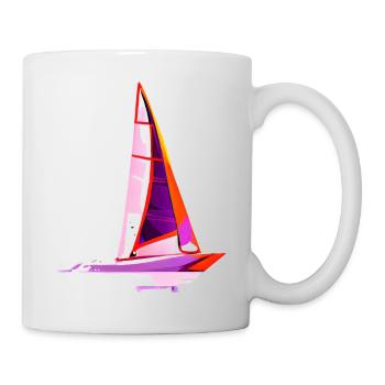 Planche à voile Kitesurf Windsurfer Kitesurfer - Mug blanc - blanc - Droite
