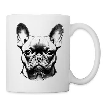 Hunde Hund Hundebesitzer Bulldogge Hundehalter - Tasse - Weiß - Rechts