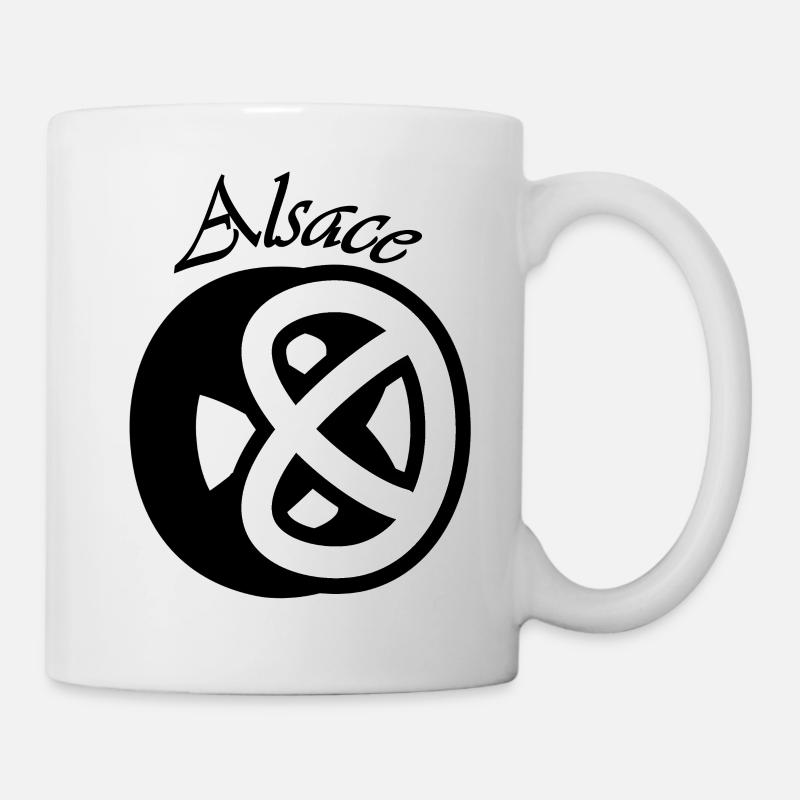 Alsace Zen Yin Yang - Mug blanc - blanc