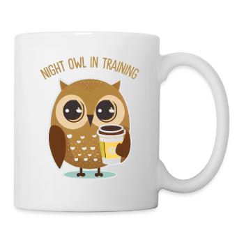 Noctambule en formation - Mug blanc - blanc - Droite