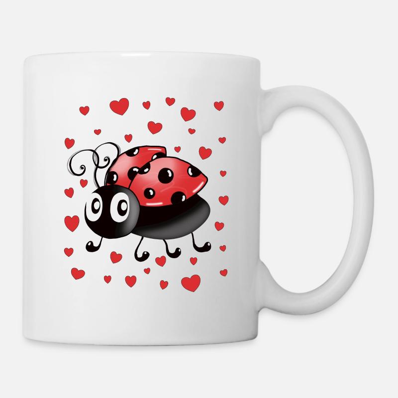 MARIENKÄFER OUTFIT - Tasse - Weiß