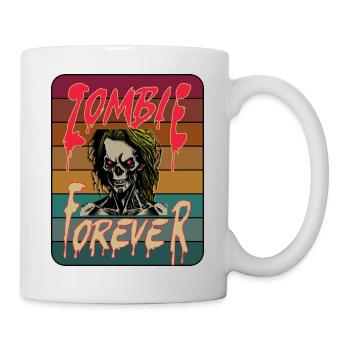 Zombie foreveR - Mug blanc - blanc - Droite