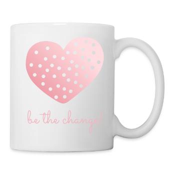 Soyez le changement! - Mug blanc - blanc - Droite