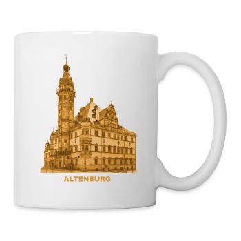 Hôtel de ville d’Altenburg Résidence Skatstadt Saxe - Mug blanc - blanc - Droite