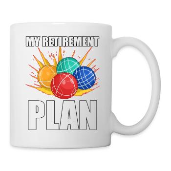 Bocce Bocci Colorful Balls Player I Gift - Mug - white - Right