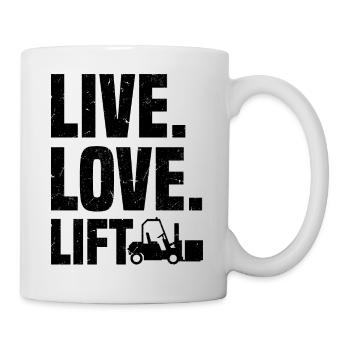 Forklift Driver | Forklift Profession Gifts - Mug - white - Right