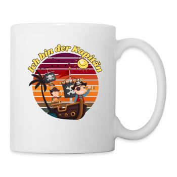 Ich bin der Kapitän - Tasse - Weiß - Rechts