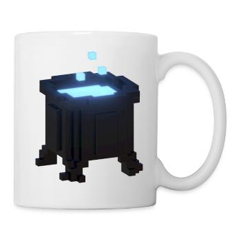 Ocean Blue Fantasy Magic Mug Metal Witch Cauldron - Mug - white - Right