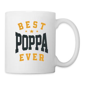 Best Poppa Ever - The Ultimate Dad Joke - Father's - Mug - white - Right