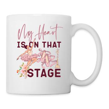 Ballet Dancer Dance Girl Ballerina - Tasse - Weiß - Rechts