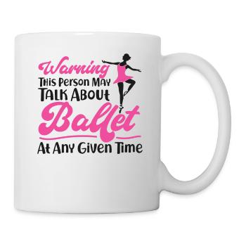 Ballet Dancer Dance Girl Ballerina - Mug - white - Right