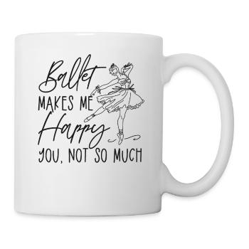 Ballet Dancer Dance Girl Ballerina - Mug - white - Right