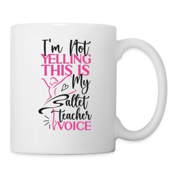 Ballet Danseuse Danse Ballerine - Mug blanc - blanc - Droite