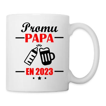 Promu papa en 2023, annonce grossesse, futur papa - Mug blanc - blanc - Droite