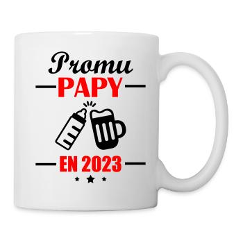 Promu papy en 2023, annonce grossesse, futur papi - Mug blanc - blanc - Droite