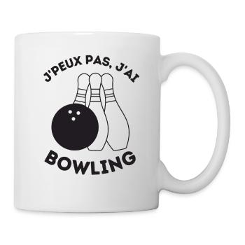 Bowling - Mug blanc - blanc - Droite