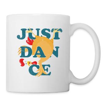Funny Cartoon dance Chicken Just Dance - Mug - white - Right