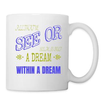 art book cat wine book children a time readers - Mug - white - Right