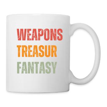 WTF - Armes Trésor Fantasy - Mug blanc - blanc - Droite