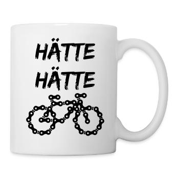 Hätte Hätte Fahrradkette - Tasse - Weiß - Rechts