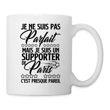 Supporter de Paris football 1 - Mug blanc - blanc - Droite