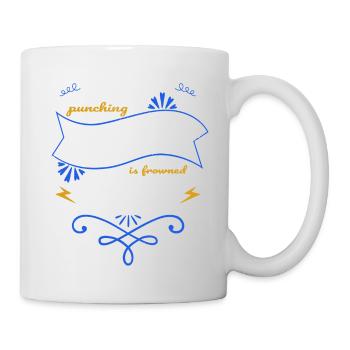 Funny Swim Tshirts Quote Bicycle Swimming Pool - Mug - white - Right