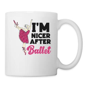 Ballet Dancer Dance Girl Ballerina - Tasse - Weiß - Rechts