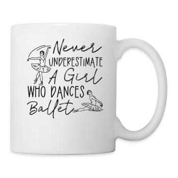 Ballet Danseuse Danse Ballerine - Mug blanc - blanc - Droite