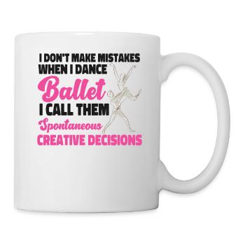 Ballet Danseuse Danse Ballerine - Mug blanc - blanc - Droite