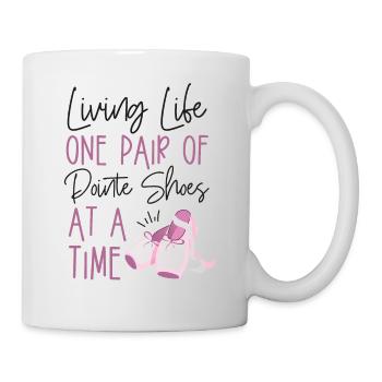 Ballet Danseuse Danse Ballerine - Mug blanc - blanc - Droite