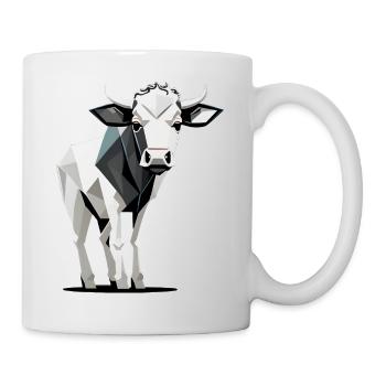 Minimalistic Cow - Mug - white - Right