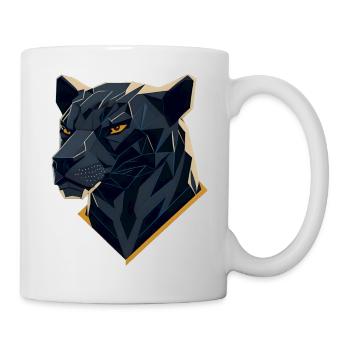 Geometric Panther - Mug - white - Right