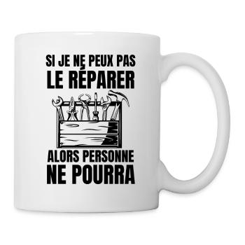 Meilleur réparateur 1 - Mug blanc - blanc - Droite