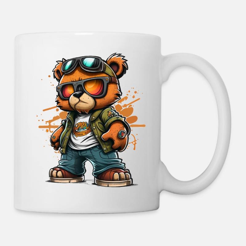 Cool Teddy - Mug blanc - blanc