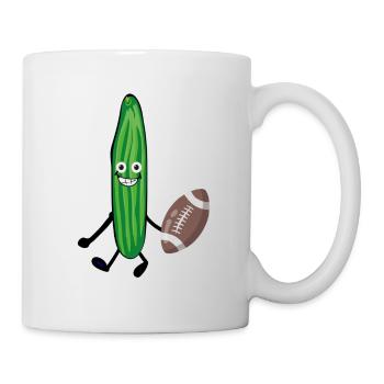 Football américain,Football,Concombre,Athlètes,Sports - Mug blanc - blanc - Droite
