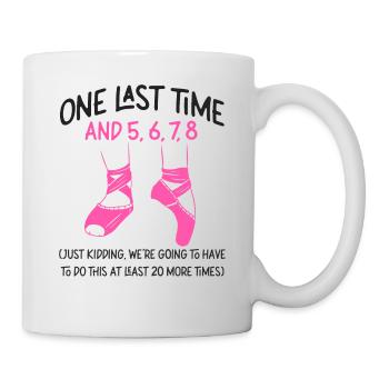 Ballet Dancer Dance Girl Ballerina - Tasse - Weiß - Rechts
