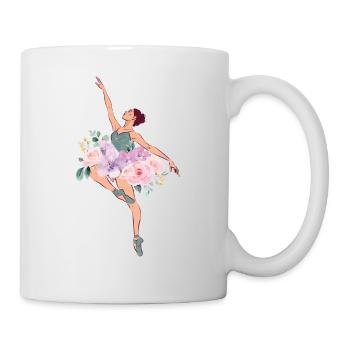 Ballet Dancer Dance Girl Ballerina - Tasse - Weiß - Rechts