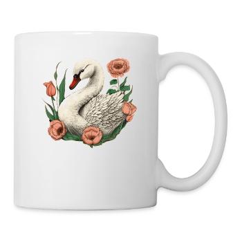 Cygne - Mug blanc - blanc - Droite