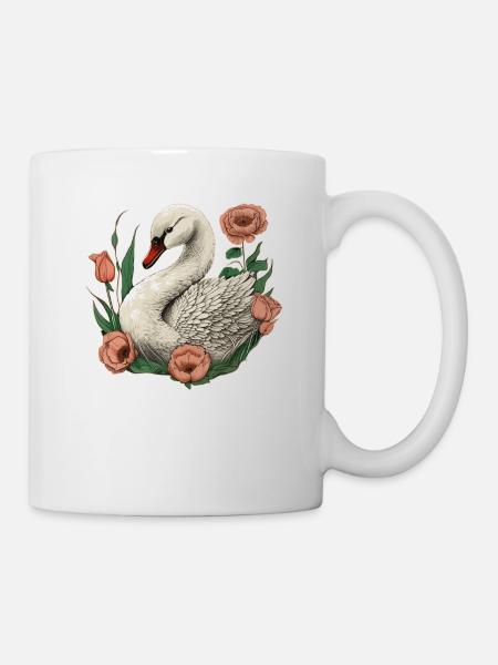 Cygne - Mug blanc - blanc