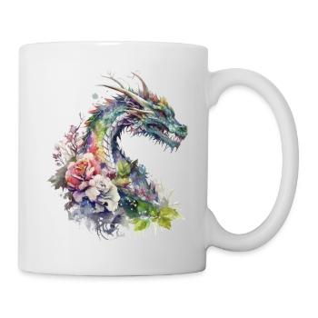Dragon japonais - Mug blanc - blanc - Droite