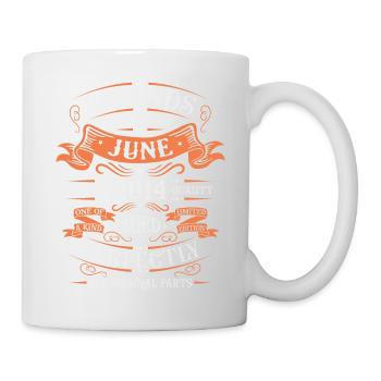 Juin 2014 Anniversaire Juin 2014 Juin - Mug blanc - blanc - Droite
