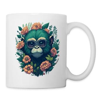 Monkey flower - Tasse - Weiß - Rechts
