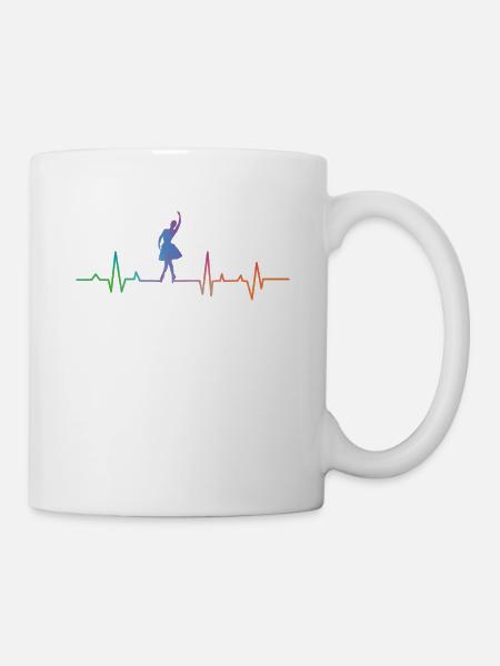 Ballet Dancer Dance Girl Ballerina - Tasse - Weiß
