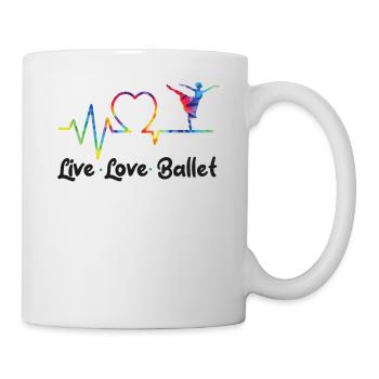 Ballet Danseuse Danse Ballerine - Mug blanc - blanc - Droite